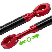 Carbon Fiber Motorcycle Stabilizer Bar for Scooter E-Bike ATV Extender Rod Phone Holder Spotlight Bracket