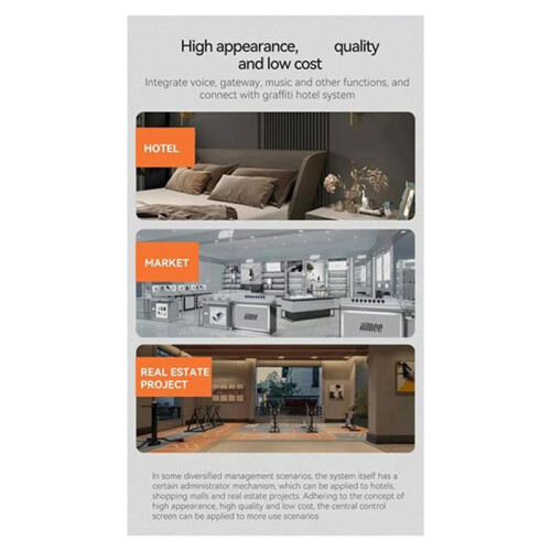 Tuya Panel Control Wifi Zigbee Devices Tuya Zigbee Gateway Integrated 6" Nspanel Tuya  Home Control ,Relay Version