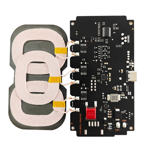 2X 10-24V 20W Wireless Charger Module Type-C for 3-Coil High Power Fast Charging Module for Car 2