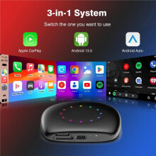 For Android 13 CarPlay LED Box Wireless Android Auto 4GLTE GPS for YouTube for ZS EV R MAXUS 4GB+64GB