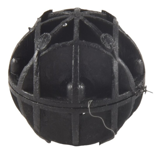 50 Pcs 18mm Diameter Black Bio Balls for Aquarium Pond Filter 2