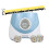 Upgraded Automatic  Launcher for Medium Dogs - Rechargeable Tennis  Thrower with Interactive Pinball Design USB 3