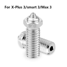 2X Bimetallmunstycke 0,4 mm Munstycke för QIDI Q1-Pro/X-Max 3/X- 3/X- 3-Pläterat Munstycke i Kopparhärdat Stål