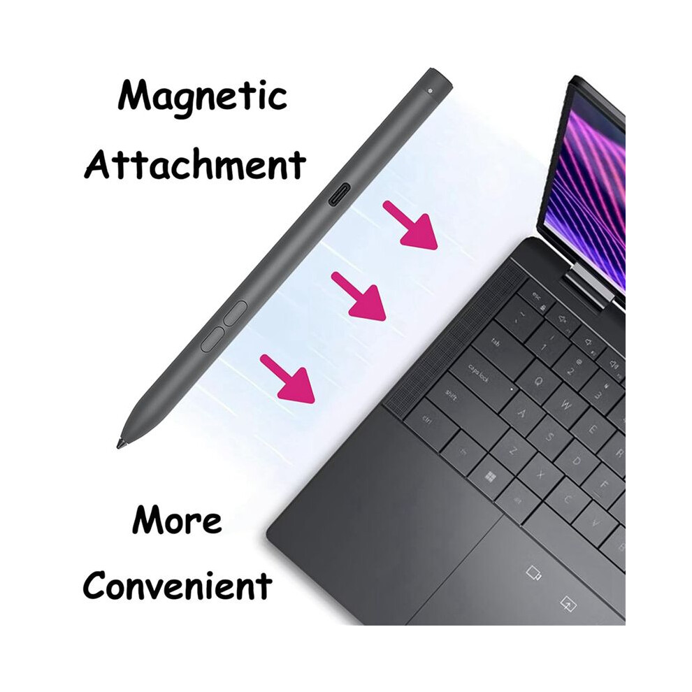 2X Active Stylus Pen For Active Pen Pn7522w For Inspiron 7640,For Latitude 5350 2-In-1/7320 Detachable,Xps 13 4713291143795
