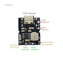 4X Type-C USB 5V 2A Boost Converter Step- Power Module Lithium Battery Charging Board DIY Charger,No Welding