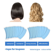 144Pc/Lot Strong Fixed Wig Double Tape Wig Adhesive Extended Hair Strip Waterproof with Slitting