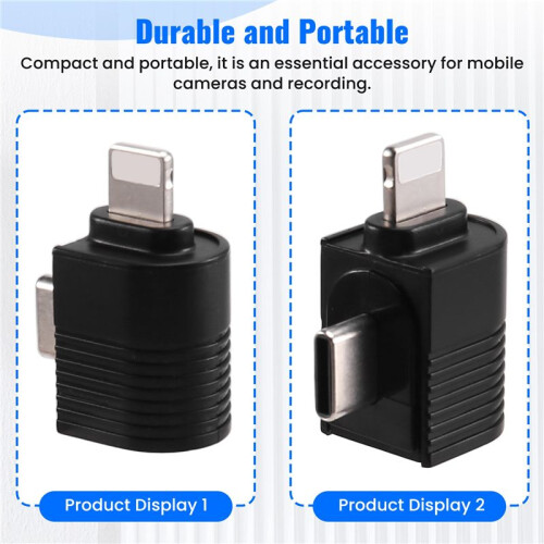 Ulanzi A100 Microphone Adapter Type-C to for  interface Adapter Port for  15 16   Android Smartphone 2
