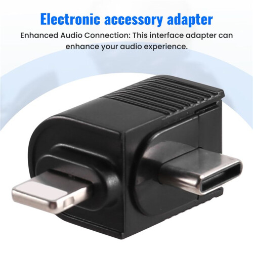 Ulanzi A100 Microphone Adapter Type-C to for  interface Adapter Port for  15 16   Android Smartphone