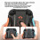 IINE Ladegriff für   2 Controller NS2 Ladegriffe Halterung Ladegerät für -Rechts-Controller A 3