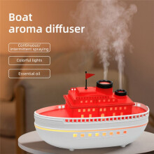 Cruise Ship Aromatherapy Diffuser Cruise Ship Humidifier Desktop Air Purifie with 2H/4H Timer for Home Office 300ML