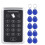 2X 125KHz RFID Access Control Keypad EM Card Reader Door Access Control System Door Lock Opener Keyboard System 2