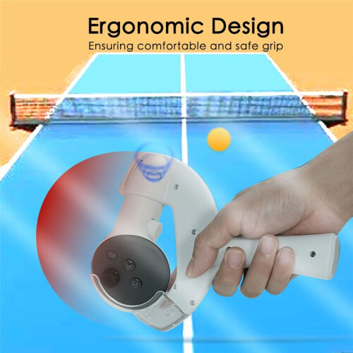 Table Tennis Adaptor for Meta Quest 3/Quest 3S Controller Handle Grip Playing  Pong Racket Enhanced 2