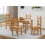 Mercers Furniture Corona Dining Table and 4 Chairs Small Extending Set Mexican Pine Wooden 1