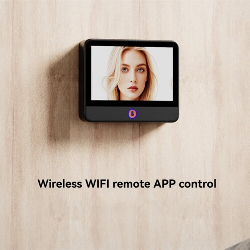 Campainha Tuya Wifi 2MP com Visor Eletrônico, Sensor de Movimento PIR e Tela de 4,3 Polegadas 2
