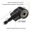 18Pcs Right Angle Drill Attachment Set with 105 Angle Drill Adapter and Impact Grade Socket Adapter 7