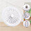 2X E27 Ceiling Fan with Light & Remote Control,  Fan Light, Lighting Fan, LED Ceiling Fan Lamp A 4
