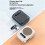 Voice Amplifier with Magnetic Wireless Lavalier Lapel Microphone for Classroom/Yoga/Conference White 10
