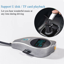 5.0 Auto FM-Transmitter AUX Audio Receiver MP3-Player Dual USB Ladegerät TF-Karte U Disk Musik Freisprecheinrichtung