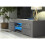 TV Unit Loom 130cm - Dark Grey with Gloss Doors and LED Lights 3