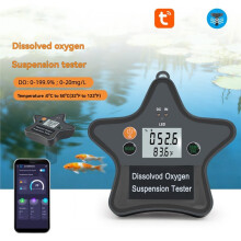 Medidor de Oxígeno Disuelto Flotante , Monitor Inteligente de Agua para Piscinas, Probador de OD, Detector de Calidad del Agua con Pantalla