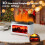 Fireplace Aroma Diffuser Simulated Fireplace Flame Humidifier Desktop Simulated Wood Flame Aroma Diffuser B 6