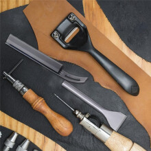 Metal Leather Separator Set with 12pc Separator Blades Leather Slot Punch for Leather DIY and Leather Making