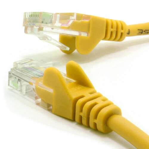 kenable Yellow Network Ethernet RJ45 Cat5E-CCA UTP PATCH 26AWG Cable Lead  5m 1