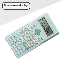 Deli 240 Functions Scientific Calculator Engineering Tool 2- Display 12-Digit Standard and Advanced Math Capabilities