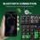 Audio Mixer with 2 Wireless Microphone 4 Channel UHF USB Delay Repaeat Effect Sound Mixing Console for PC Recording EU 5