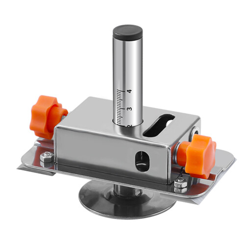 Stainless Steel Dual-Use Woodworking Scriber, Adjustable 70mm 2