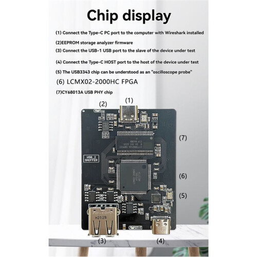 USB Sniffer 2.0 High Speed Bus Protocol Analyzer Open Source Portable Packet Capture and Sniffing Tool 2