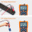 NJTY Auto-Ranging Digital Multimeter, TRMS 6000 Counts AC  Voltmeter Ohm Volt Amp Meter, Electrical Multimeter Tester with NCV 1