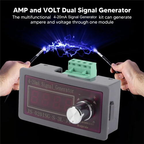 4-20mA Current Voltage Signal Generator with Battery Power Supply and 4 Digit Display 2