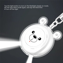 Female Self Defense Alarm Type-C Rechargeable Wolf-Proof Safety Siren Alarm Portable Keychain for Elderly Children Black
