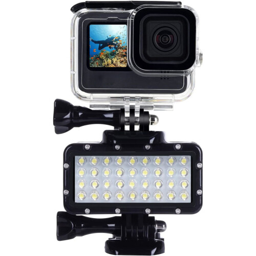 Diving Light High Power Dimmable Waterproof Video Light Light Diving Underwater Light for  Max Hero Series 2