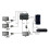 AV to RF Converter IR Extender UHF TV LINK Modulator with 21 Channel Display PAL/NTSC Optional 3