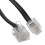 kenable ADSL Broadband Modem Cable RJ11 to RJ11 Phone Socket to Router Black 10m 1