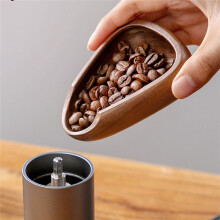 2Pcs Coffee Beans Dosing Cup Weigh Coffee Bean Container Wood Weighing Container Coffee Scoop Coffee Bean Weighing Bowl