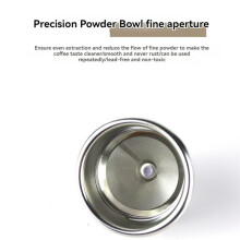 Espresso Koffie Extractie Filter Koffie Poeder Kom 58mm Bodemloze Druk Handvat voor Taps Toelopende Poeder Kommen