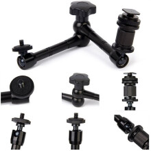 11In Adjustable Camera Magic Arm Articulating Arm Friction Power Articulating Magic Arm for SLR LCD Monitor Flash Light