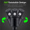 Hexagonal to Square Socket Adapter Shank Drill Adaptor Set, 4-in-1 Impact Grade Socket Adapter 5