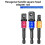 Hexagonal to Square Socket Adapter Shank Drill Adaptor Set, 4-in-1 Impact Grade Socket Adapter 7