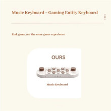 Pocket Music Keyboard Gaming Piano ElectronicOrgan Learn to Sing Compose MIDI Children'S Toy Instrument,A