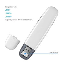 2.4GHz Wireless USB Powerpoint Presenter PPT Flip Pen Pointer Remote Control for Meeting,Training and Teaching,School