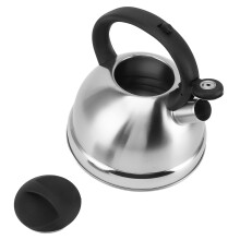 Stainless Steel Whistling Tea Kettle 2L Easy Clean for Gas & Induction