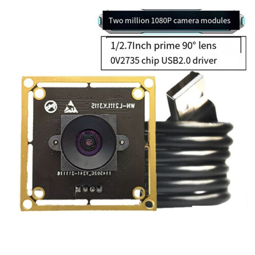 2MP HD 1080P OV2735 USB Camera Module FF 95 MJPEG, YUY2 Driver Free Plug-N- for Windows Android Linux  OSX 1