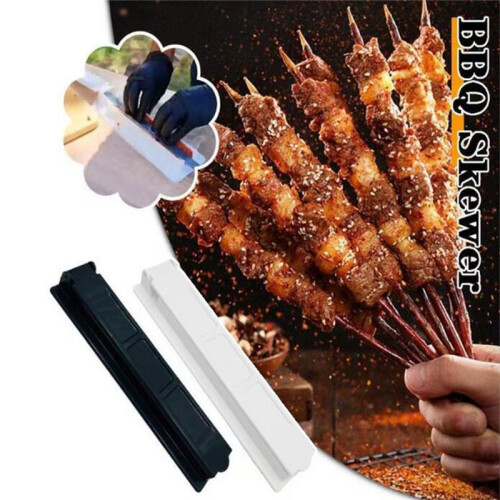 Single Row Kebab Maker BBQ Kebab Maker Reusable Plastic Kebab Maker Kebab Preparation Camping BBQ Tools 2