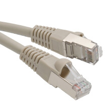 Cat6A SSTP LSZH RJ45 Network Ethernet Patch 10 Gigabit Cable 10m Grey