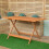 Samuel Alexander Outdoor 6 Person Folding Rectangular Wooden Garden Dining Table Chairs Set 3