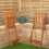 Samuel Alexander Outdoor 6 Person Folding Rectangular Wooden Garden Dining Table Chairs Set 6